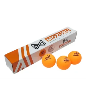 Avessa Mozuru Mzr006-Org ITTF Onaylı Turuncu Pinpon Topu 6lı