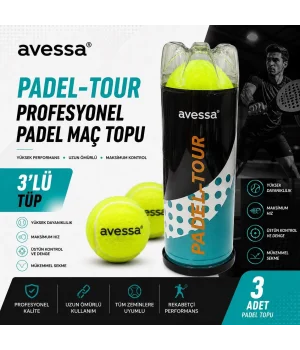 Avessa Padel-Tour Profesyonel Padel Maç Topu 3lü