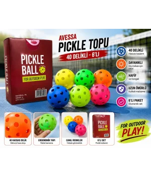 Avessa Pbal-600 Pıckle Topu 40 Delikli 6lı