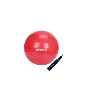 Avessa Pilates Topu 55 cm Kırmızı Pompalı