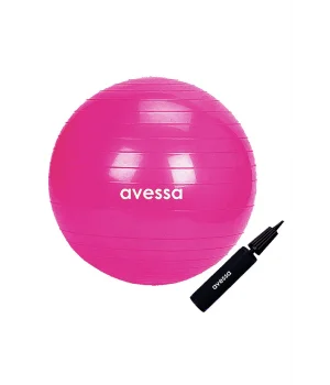 Avessa Pilates Topu 55 cm Pembe Pompalı