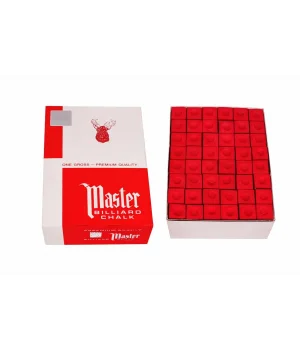 Avessa RedTebesir-144 Bilardo Tebeşiri 144lü Kırmızı