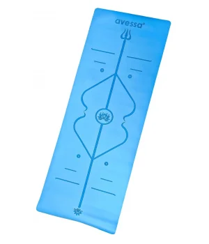 Avessa Rym-Blue Kauçuk Yoga Mat Mavi
