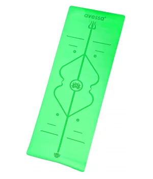 Avessa Rym-Green Kauçuk Yoga Mat Yeşil