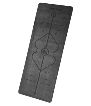 Avessa Rym-Grey Kauçuk Yoga Mat Gri