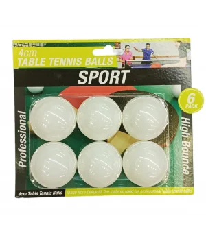 Avessa Spo-026 Kartela Pinpon Topu 6lı