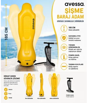 Avessa TK-CQR-01 Şişme Baraj Adam 185 Cm