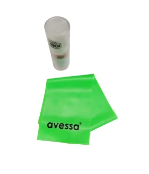 Avessa Tüpte Pilates Lastiği PB-40 YEŞİL 40 mm