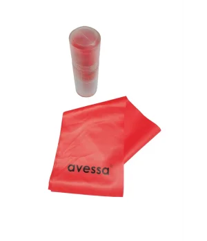 Avessa Tüpte Pilates Lastiği PB-50 KIRMIZI 50 mm