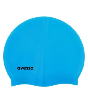 Avessa Yüzücü Bonesi Silikon Bone Mavi SC-206