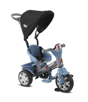 Babyhope Bobo Speed Tenteli Bisiklet Mavi Gri