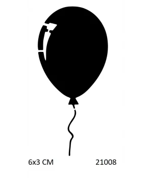 Balon  Geçici Dövme Şablonu