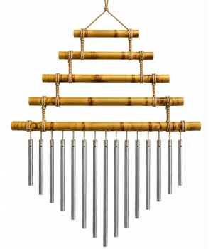 Bambu Metal Çubuklu Rüzgar Çanı No:1022