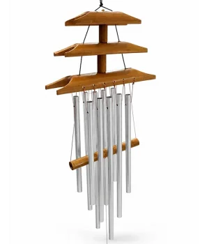 Bambu Metal Çubuklu Rüzgar Çanı No:1027