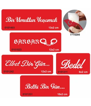 Barbar Bedel Dövme Seti 5 Şablon Seti