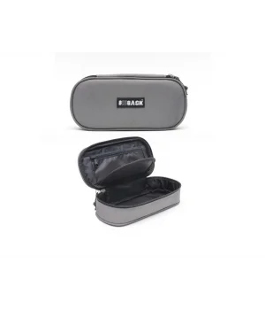 Bback Oval Kumaş Kalemlik / Kalem Kutusu GRİ