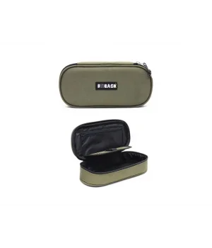 Bback Oval Kumaş Kalemlik / Kalem Kutusu HAKİ YEŞİL