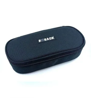 Bback Oval Kumaş Kalemlik / Kalem Kutusu SİYAH