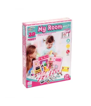Benim Odam Maket 3 Boyutlu Puzzle
