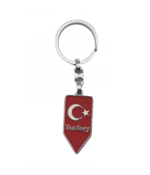 Beşgen Bayrak Anahtarlık