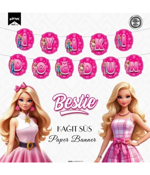 Bestie İyi ki Doğdun Harf Afiş
