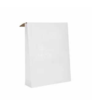 Beyaz Bantlı Hediye Paketi 30x8x40,5 cm