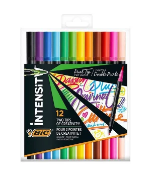 Bic İntensity Dual Tip Çift Uçlu Keçeli Kalem 12 Renk (989695)