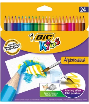 Bic Kids Aquacouleur Kuru Sulu Boya Kalemi 24 Renk
