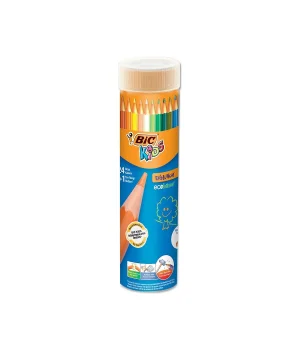 Bic Kids Evolution Kuru Boya Kalemi 24+1 Renk Metal Tüp