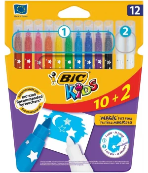 Bic Kids Magic Silinebilir Keçeli Boya Kalemi 12 Renk
