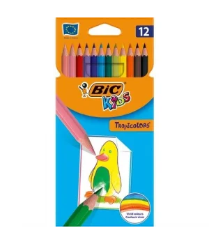 Bic Kids Tropicolor Kuru Boya Kalemi 12 Renk