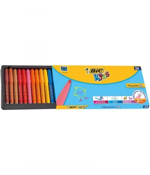 Bic Kids Visacolor XL Keçeli Boya Kalemi 24 Renk