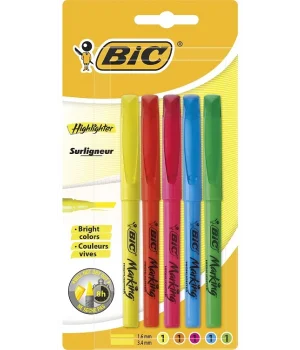 Bic Marking Highlighter Fosforlu İşaretleme Kalemi Seti 5 Renk
