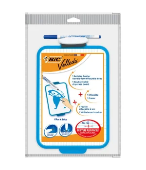 Bic Velleda 1218 Mini Beyaz Tahta + Kalem + Silgi