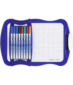Bic Velleda 1721 Mini Beyaz Tahta + Kalem + Silgi