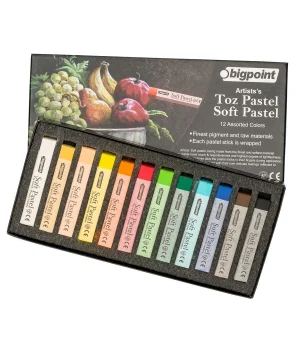 Bigpoint Artistss Toz (Soft) Pastel Boya Seti 12 Renk