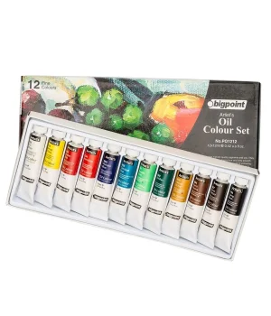 Bigpoint Yağlı Boya Seti 12 Renk x 12 ml.