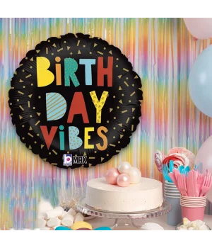 Birthday Vibes Grabo Folyo Balon 18