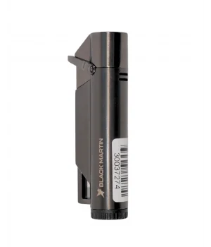 Black Martin Tek Torch Çakmak Metalik Gri BM448 - Parmida