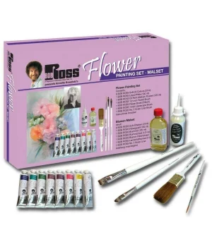 Bob Ross Flower Yağlı Boya Seti