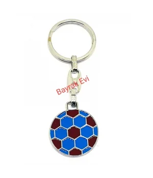 Bordo Mavi Anahtarlık