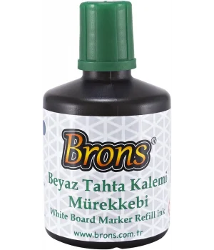 Brons Beyaz Tahta Kalemi Mürekkebi 100 cc. Yeşil