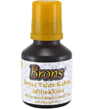 Brons Beyaz Tahta Kalemi Mürekkebi 30 cc. Sarı