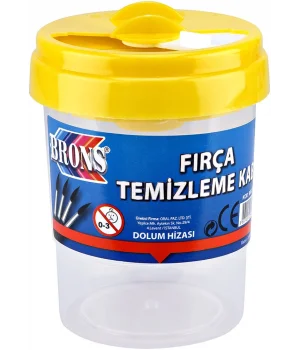 Brons Fırça Temizleme Su Kabı