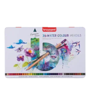 Bruynzeel Expression Aquarelle Sulu Boya Kalemi Seti 36 Renk