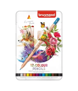 Bruynzeel Expression Colour Kuru Boya Kalemi Seti 12 Renk
