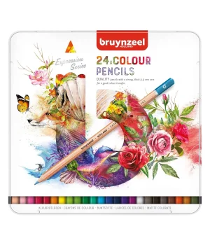 Bruynzeel Expression Colour Kuru Boya Kalemi Seti 24 Renk