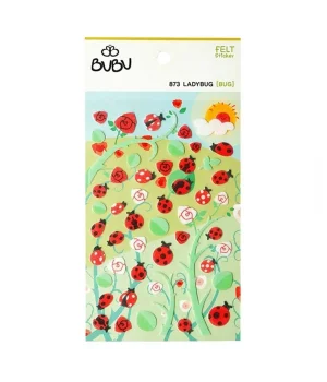 Bu-Bu Games Keçe Sticker Uğur Böceği