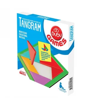 Bu-Bu Games Renkli Tangram 17x17 Cm. (BUBU-GM0015)