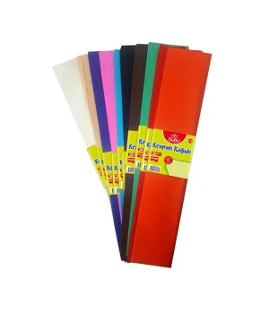 Bu-Bu Krapon Kağıdı Karışık Renk 10Lu (BUBU-KR0001)